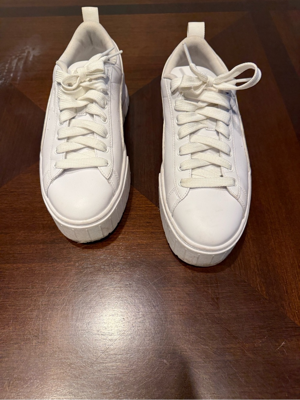 Puma White Platform Sneakers